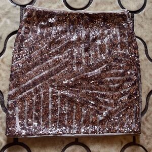 Forever 21- Pink Sequin Embellished Skirt